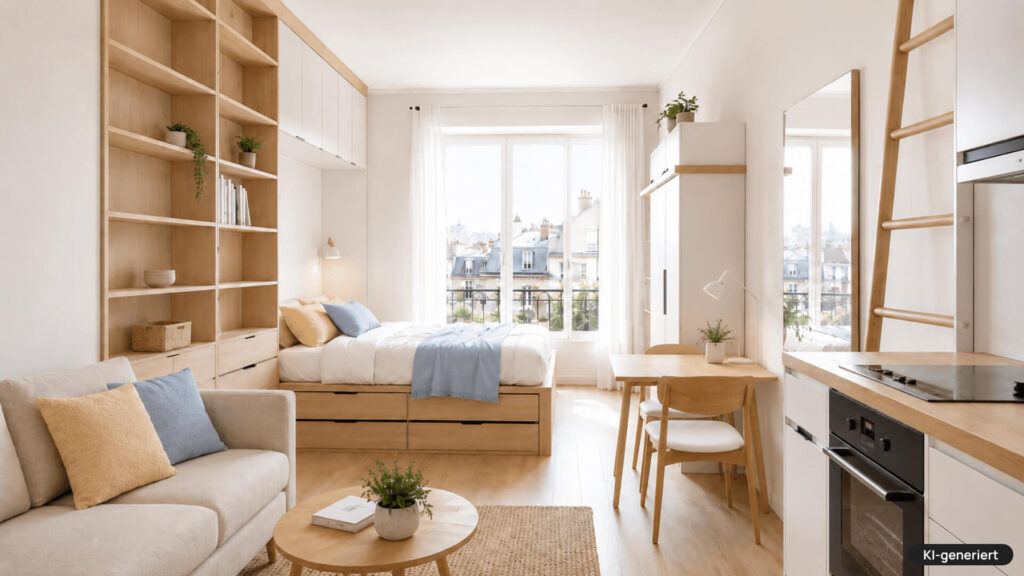 Kleine Wohnung clever einrichten Stauraum, der nach Maß passt